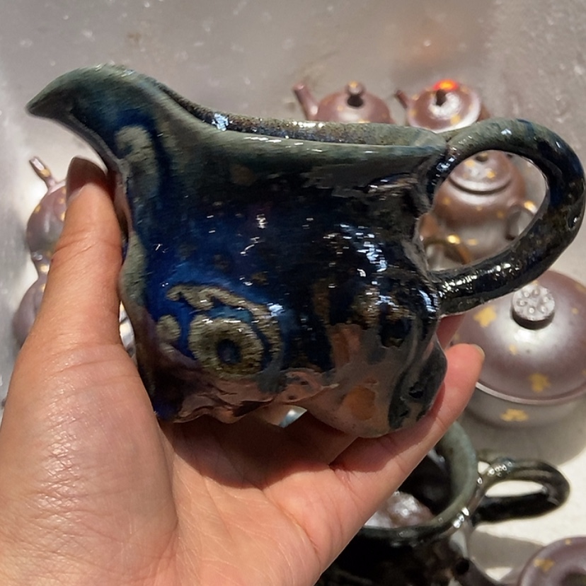 【闪购商品】茶杯紫砂微*小叶公道瑕