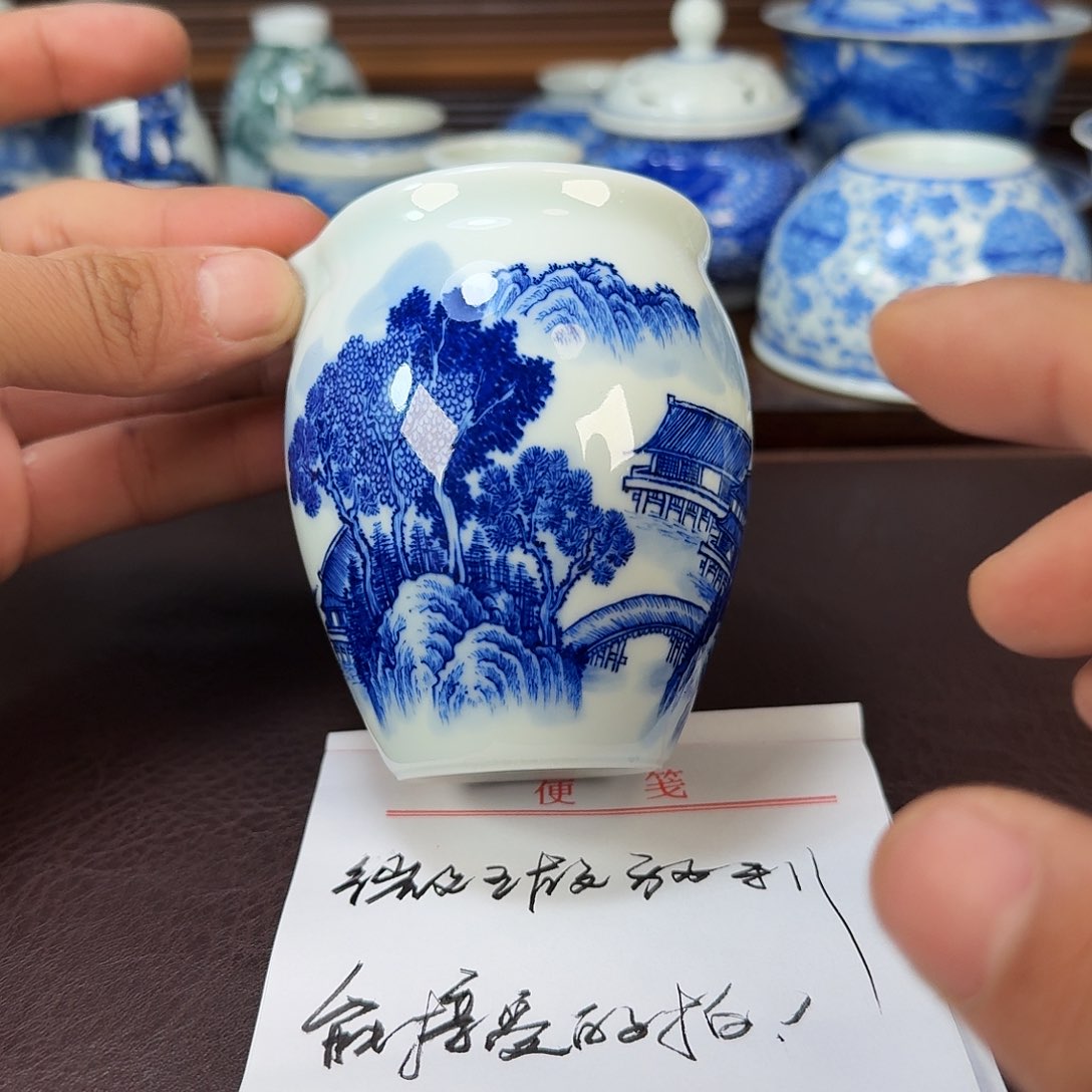 瓷片古**子当代景德镇陶瓷手绘茶具