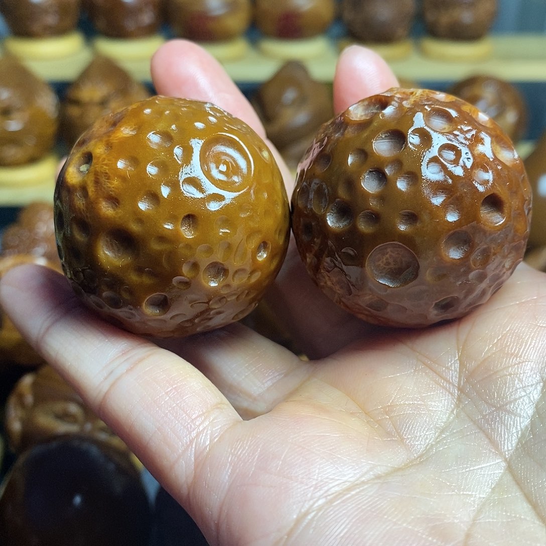 【闪购商品】核桃木/黑胡桃（胡桃木）5**3橄榄核雕工艺4.0