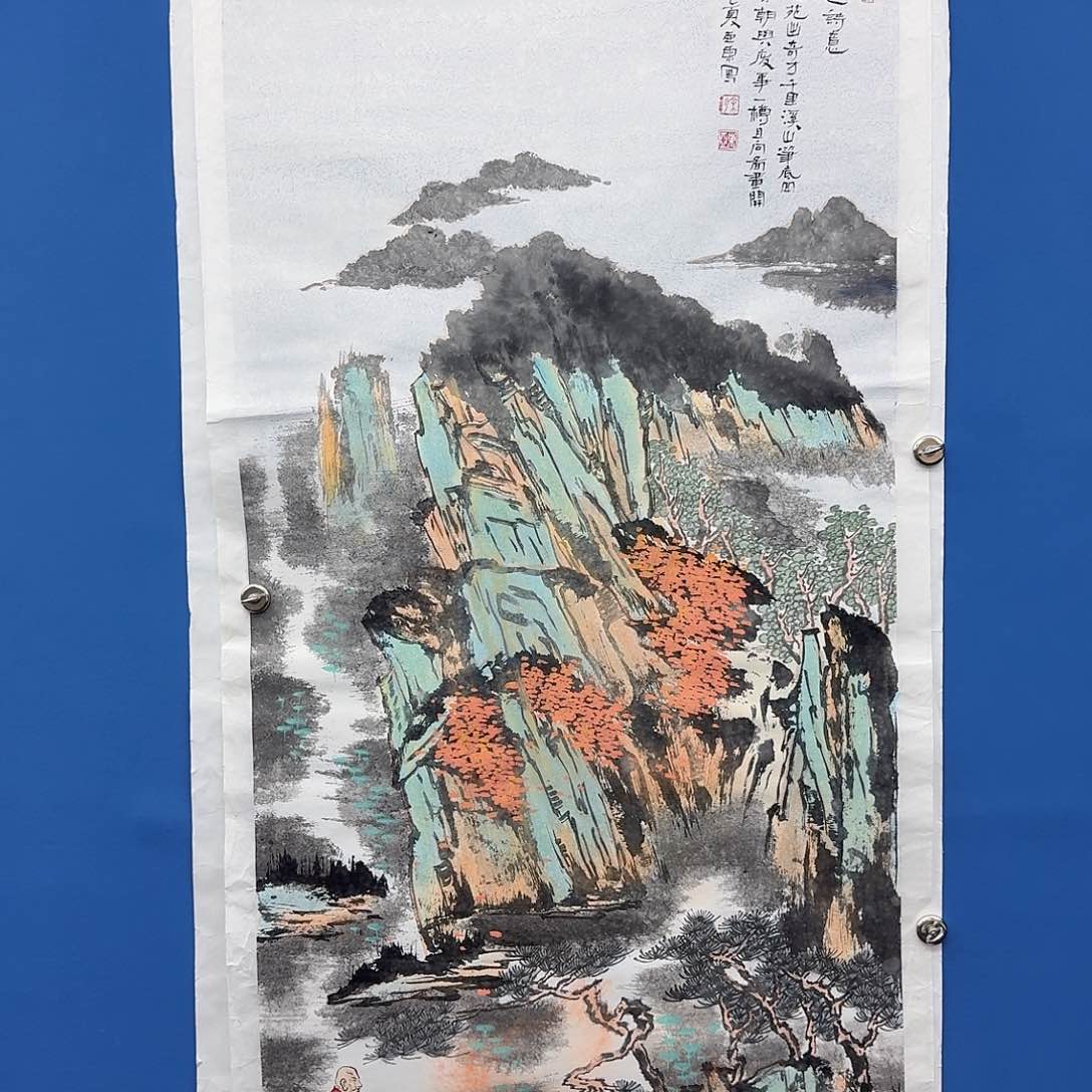 国画多次参加国内外大型会议