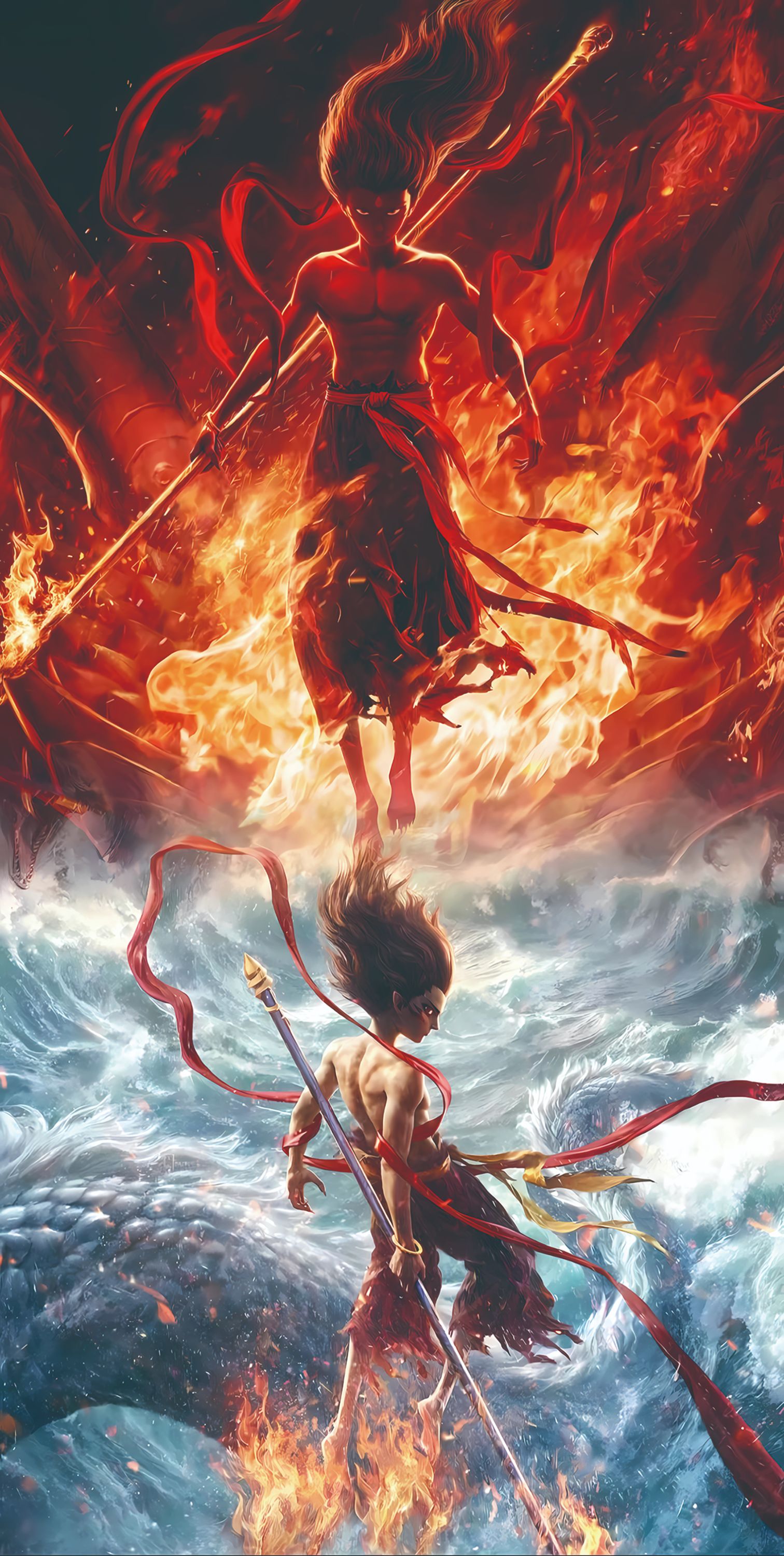 魔童闹海40*80装饰画