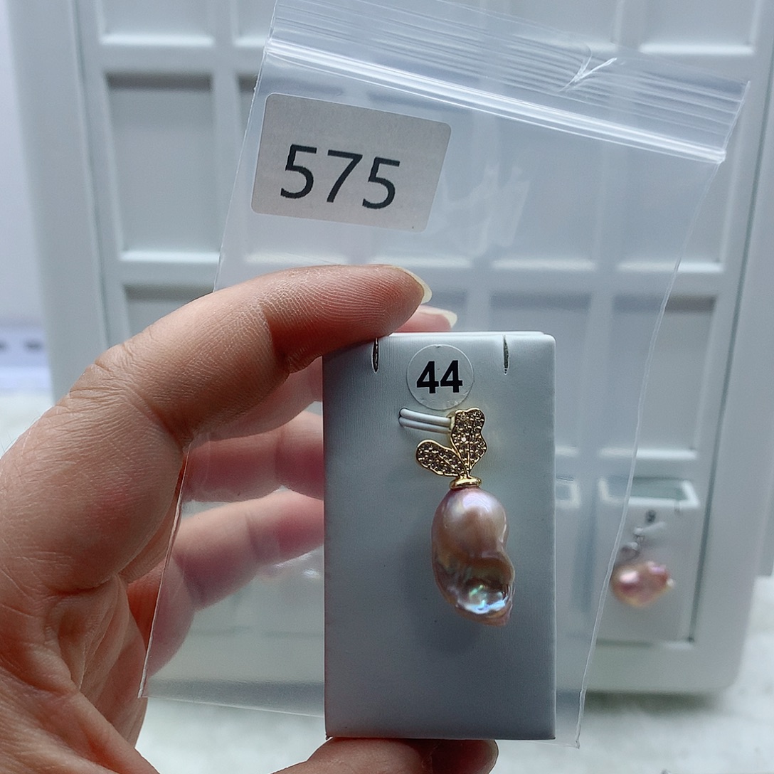 淡水珍珠吊坠(不含链)合金