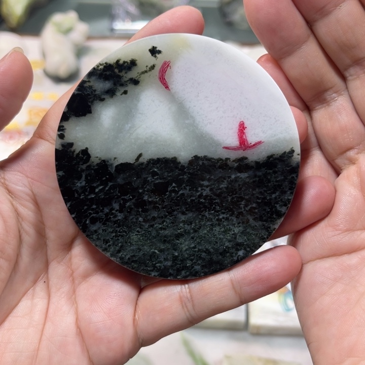 河***司未镶嵌独山玉颈饰