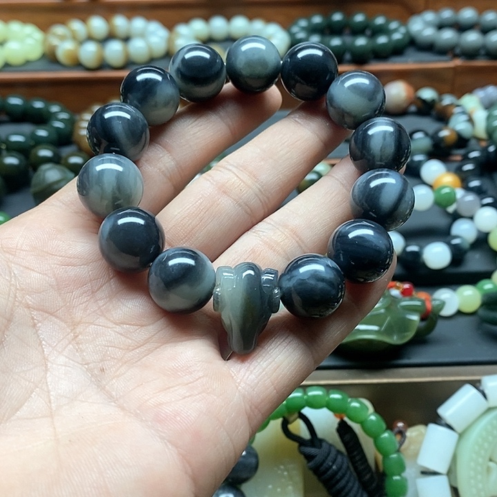 未镶嵌手串和田玉@*K