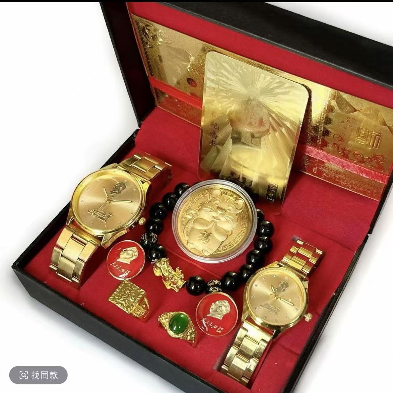  情侣礼盒套装p手p表r两块