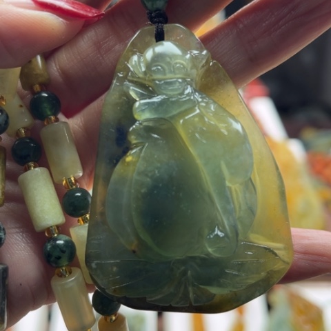 岫玉挂件未镶嵌挂件