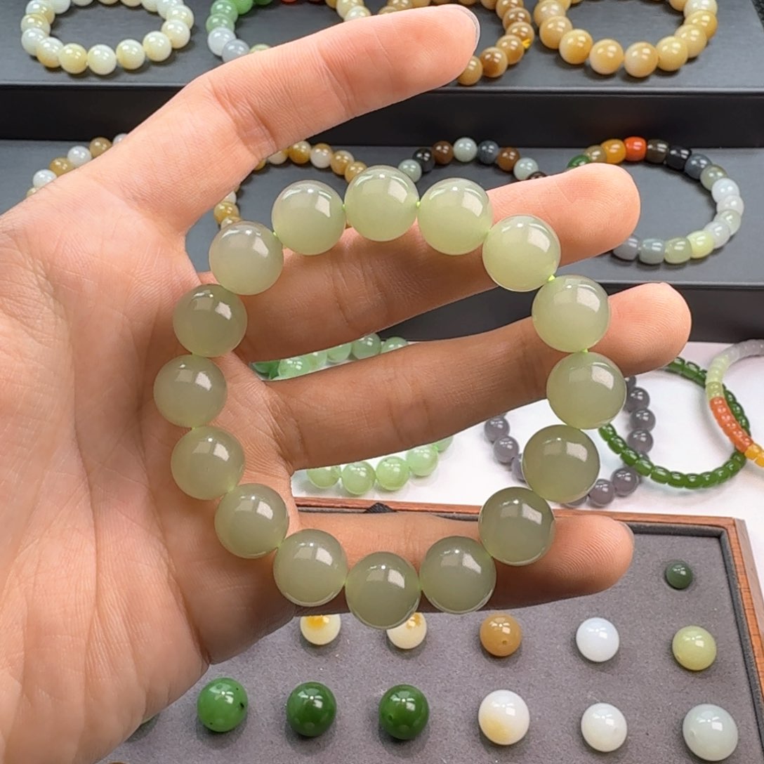 和田玉手链未镶嵌