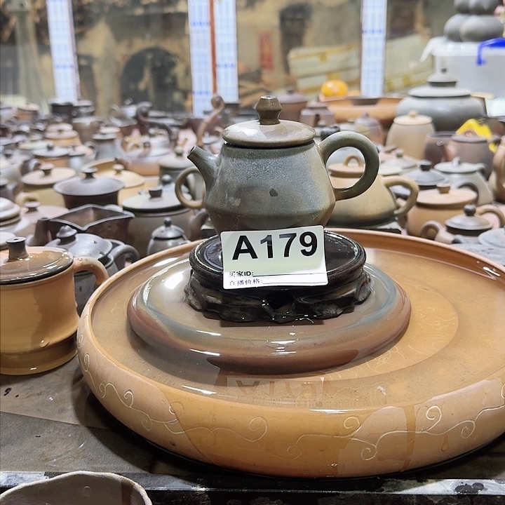 紫砂茶壶坭兴陶柴烧