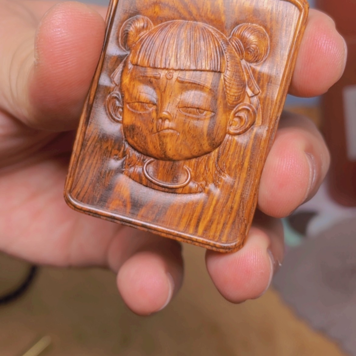 【闪购商品】黄花梨/降香黄檀把件海南黄花梨哪吒把件