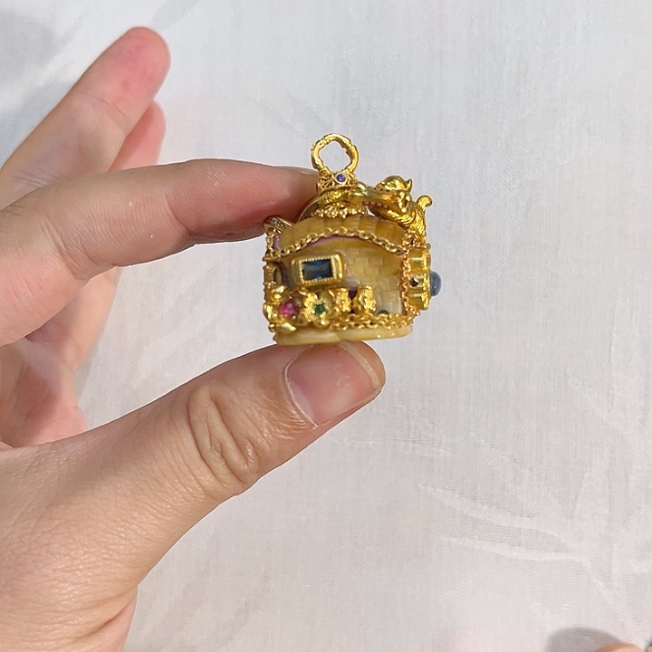 翡翠合金吊坠(赠链)