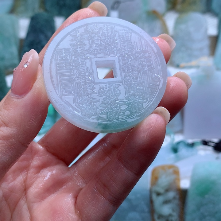 定制翡翠未镶嵌山鬼