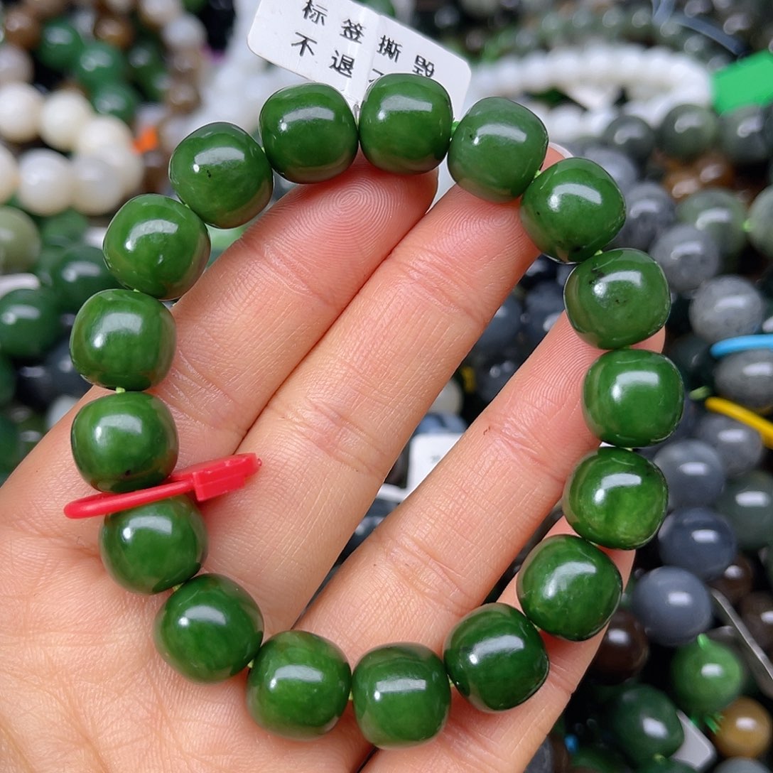 和田玉未镶嵌手链