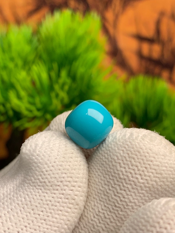 已结缘【清亮澄净】精品瓷高蓝色系水波纹特色老型