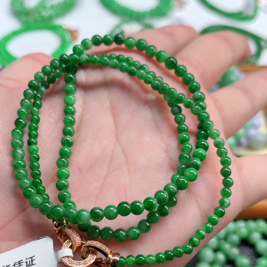 翡翠未镶嵌手链翡翠