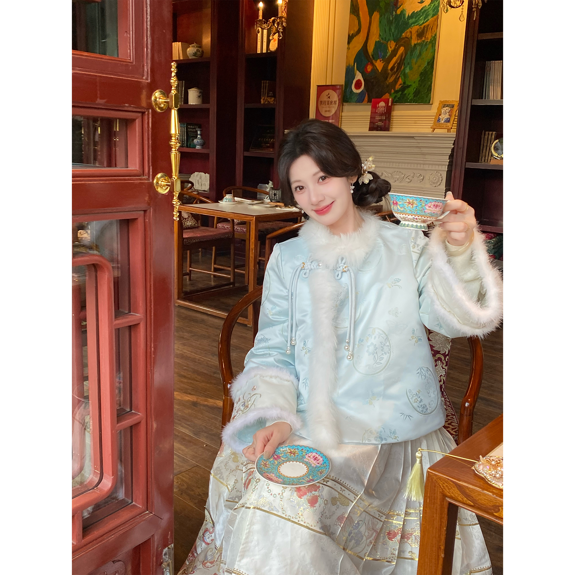 【点击预约1.08】GA盈瓷新中式「呦呦鹿鸣」初冬外套高级感国风外套