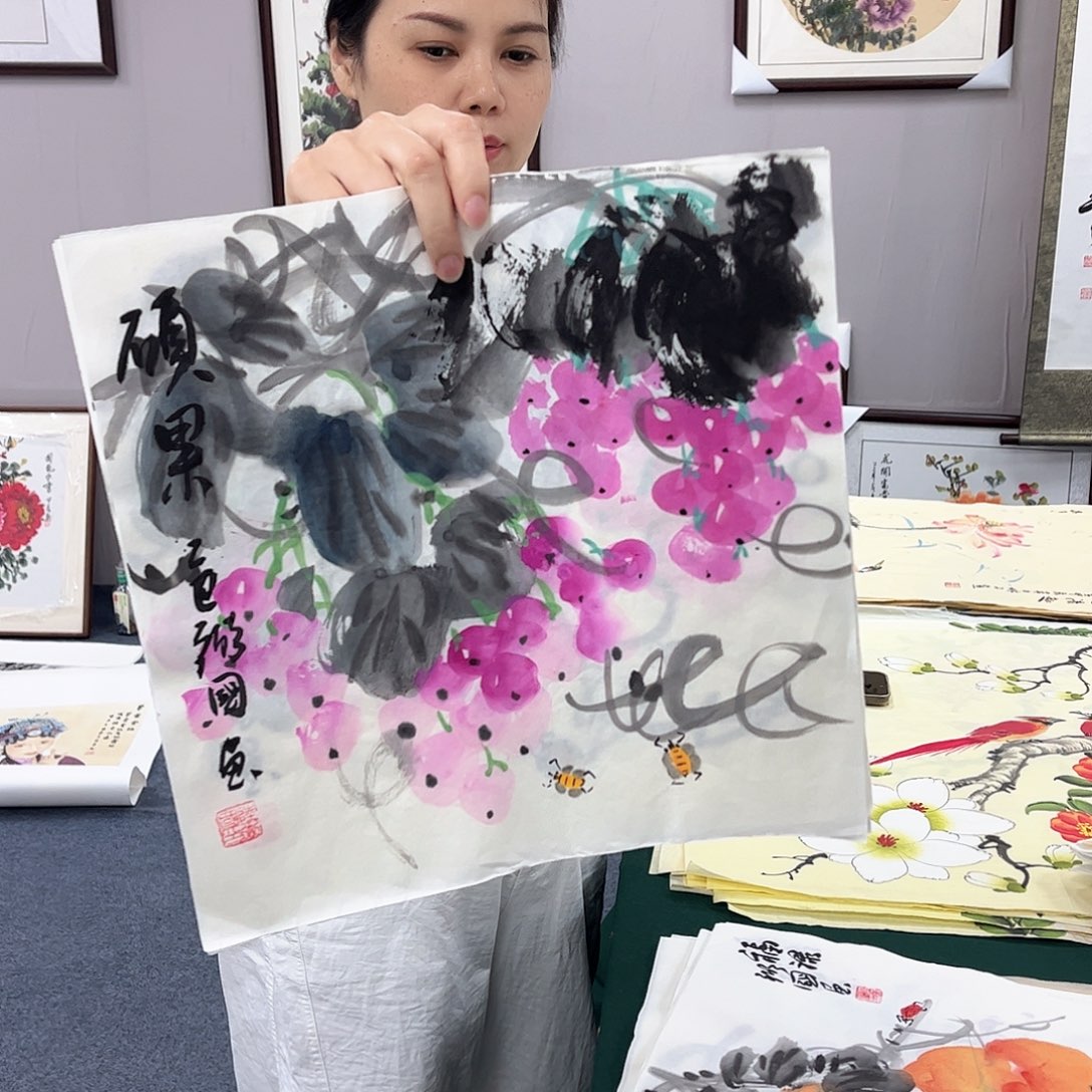 国画宣纸国画纯手绘作品