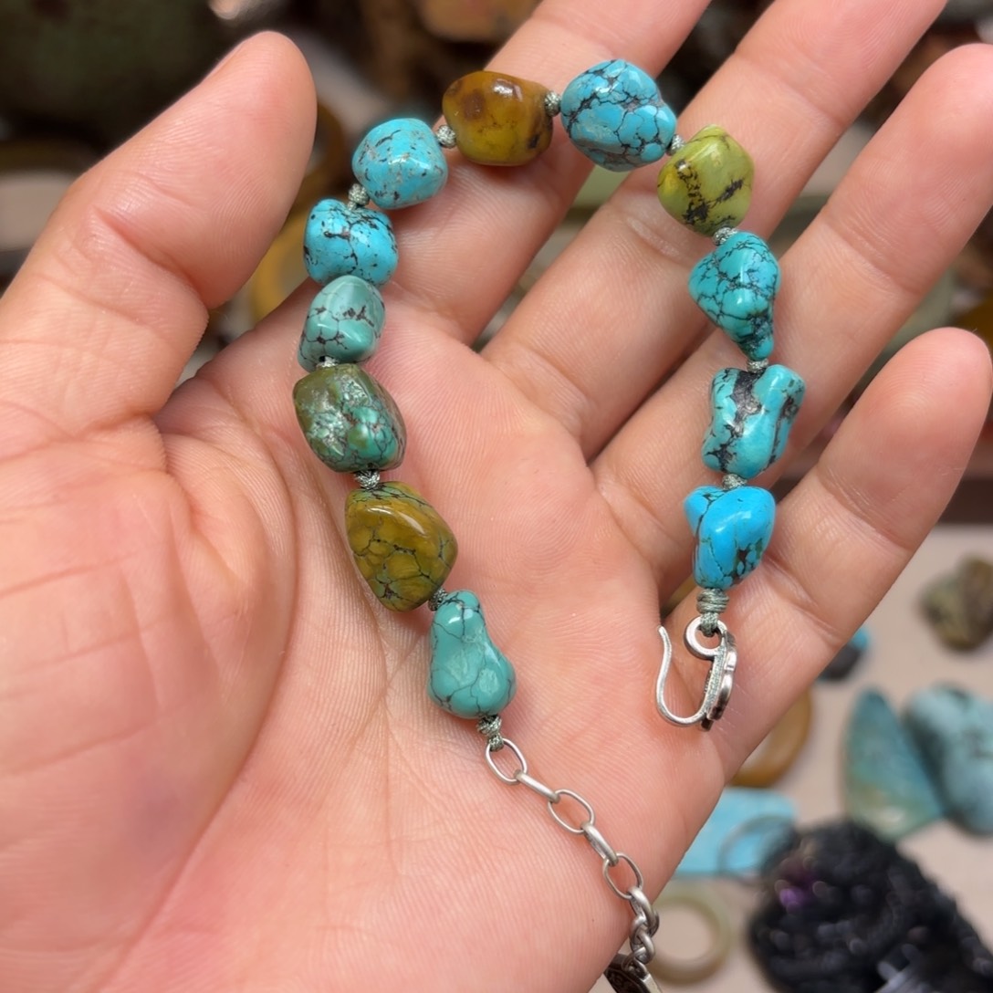 岫岩河磨玉（透闪石质玉）颈饰未镶嵌A*y