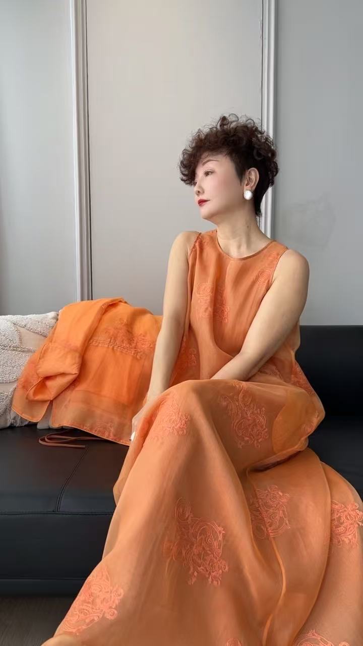 简约大气时尚显瘦背心裙966527