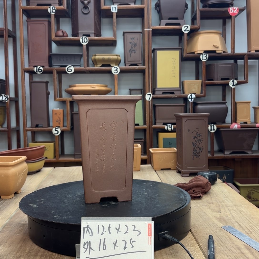 紫砂花盆紫砂花盆