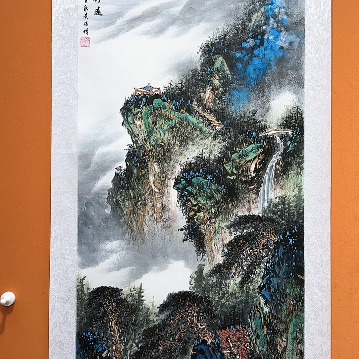 国画书法作品多次参加
