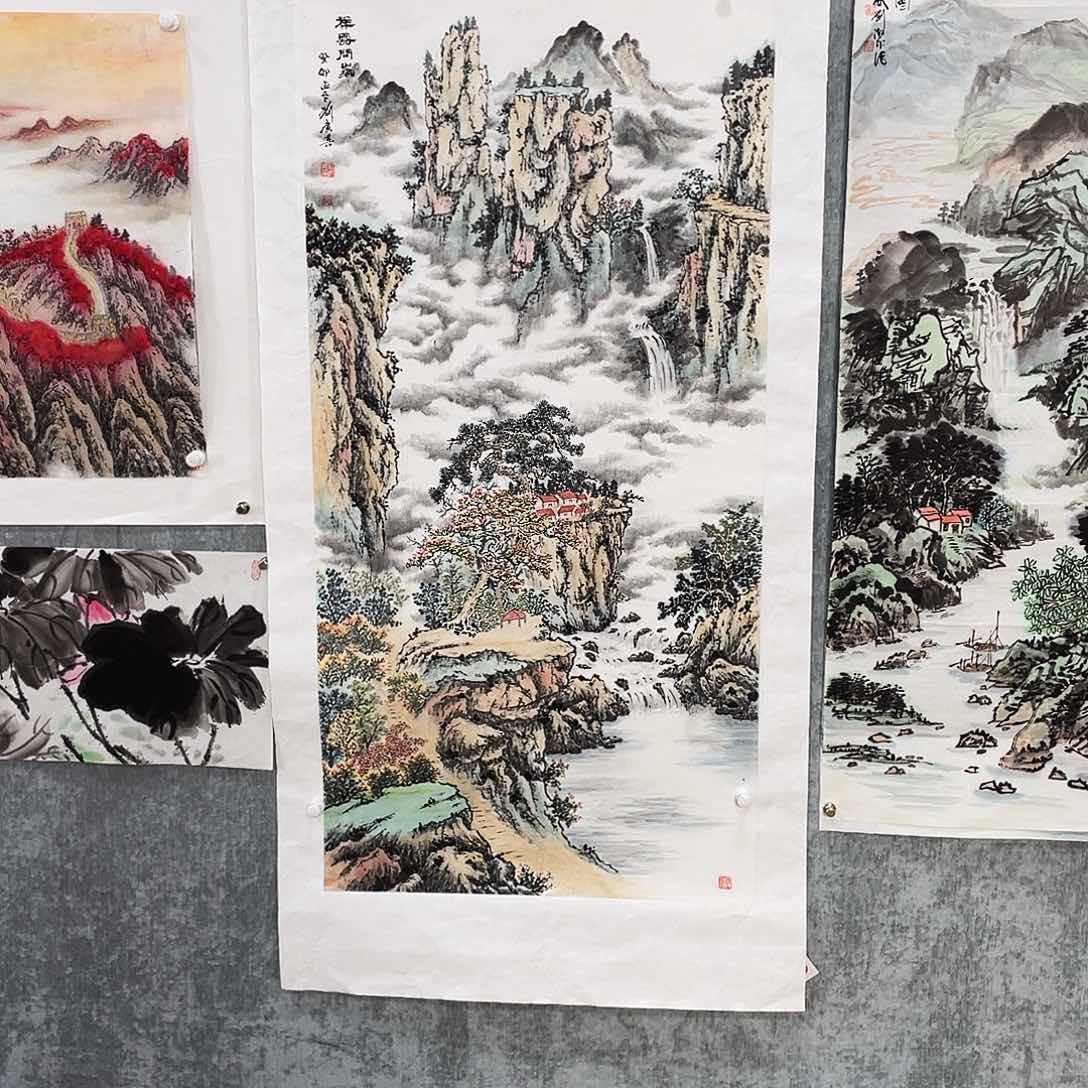 国画雷*定制作品刘广其