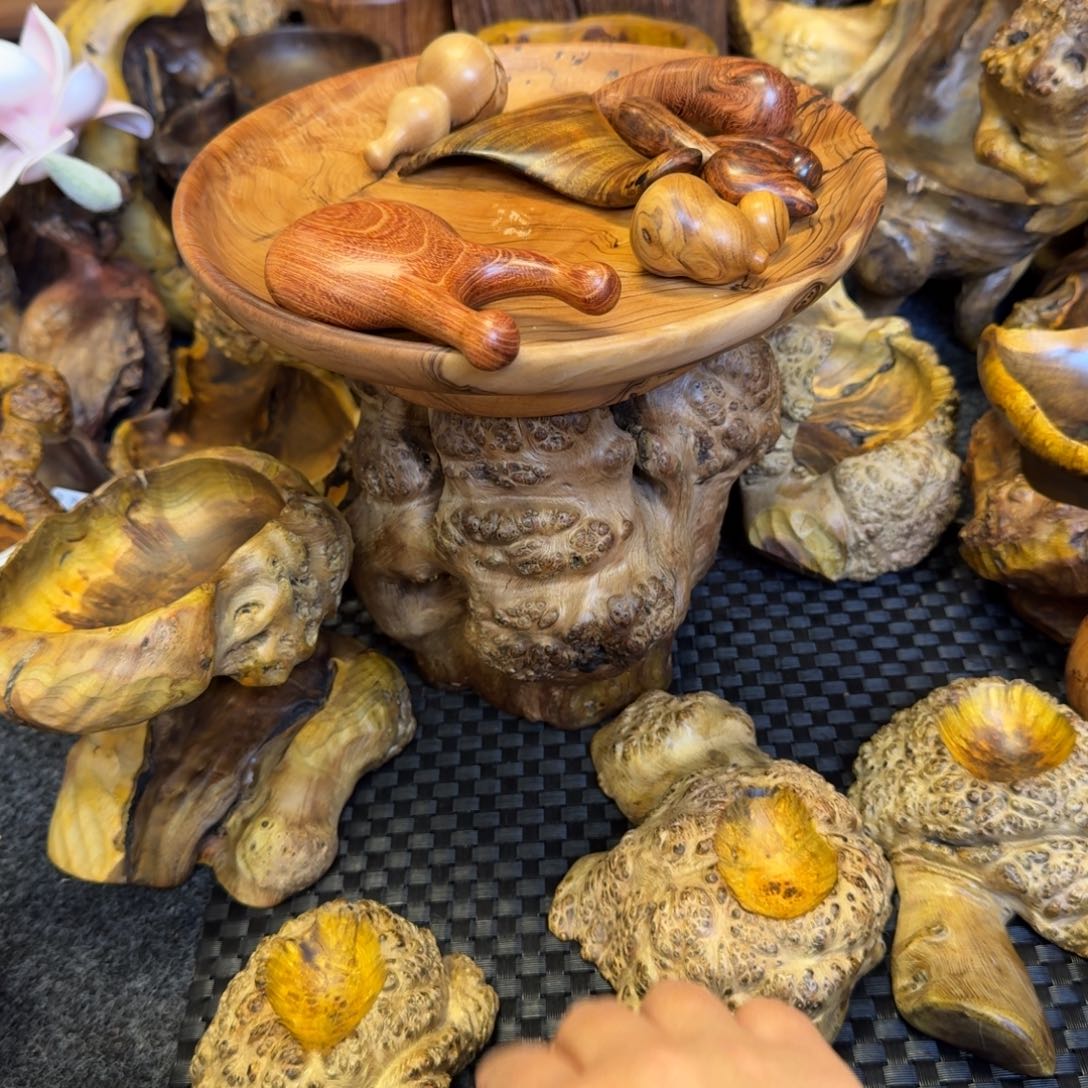 @***子花梨木类贵黄鬼柳紫檀麻梨等硬木手作