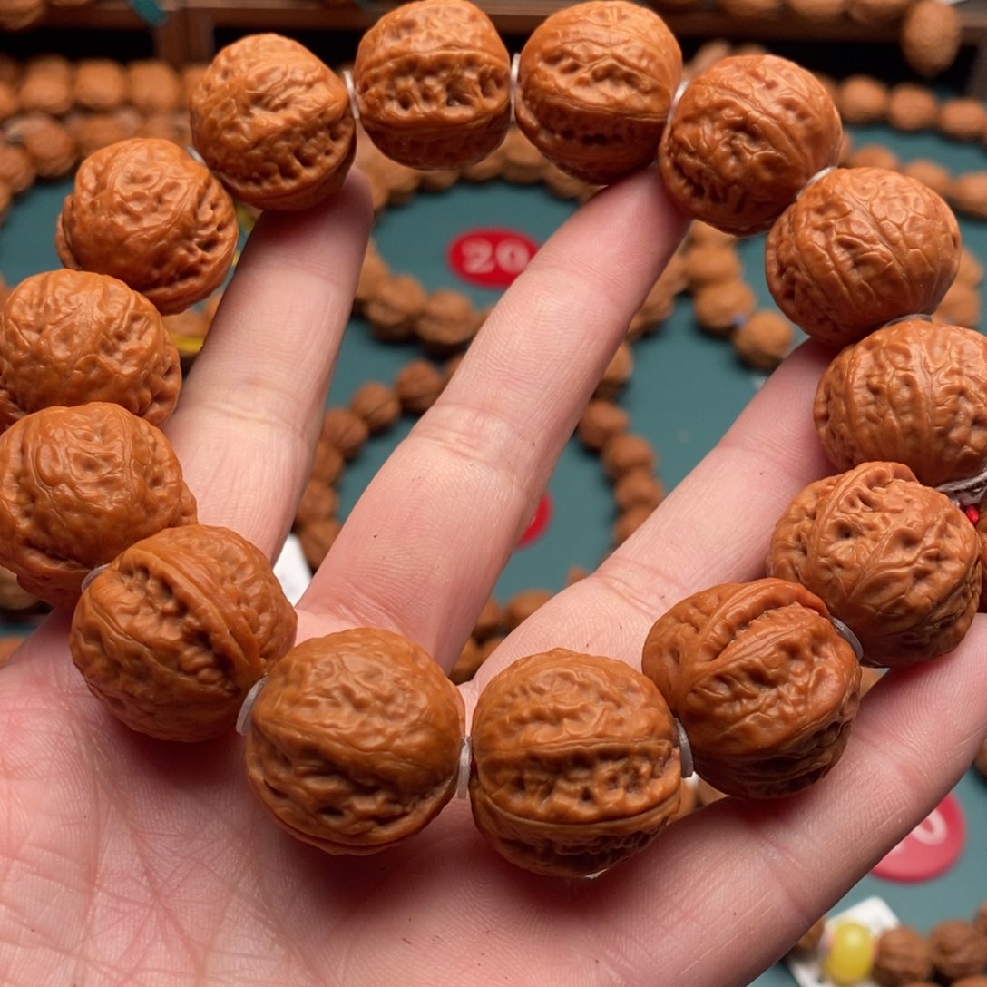 文玩核桃手串22尺寸元宝
