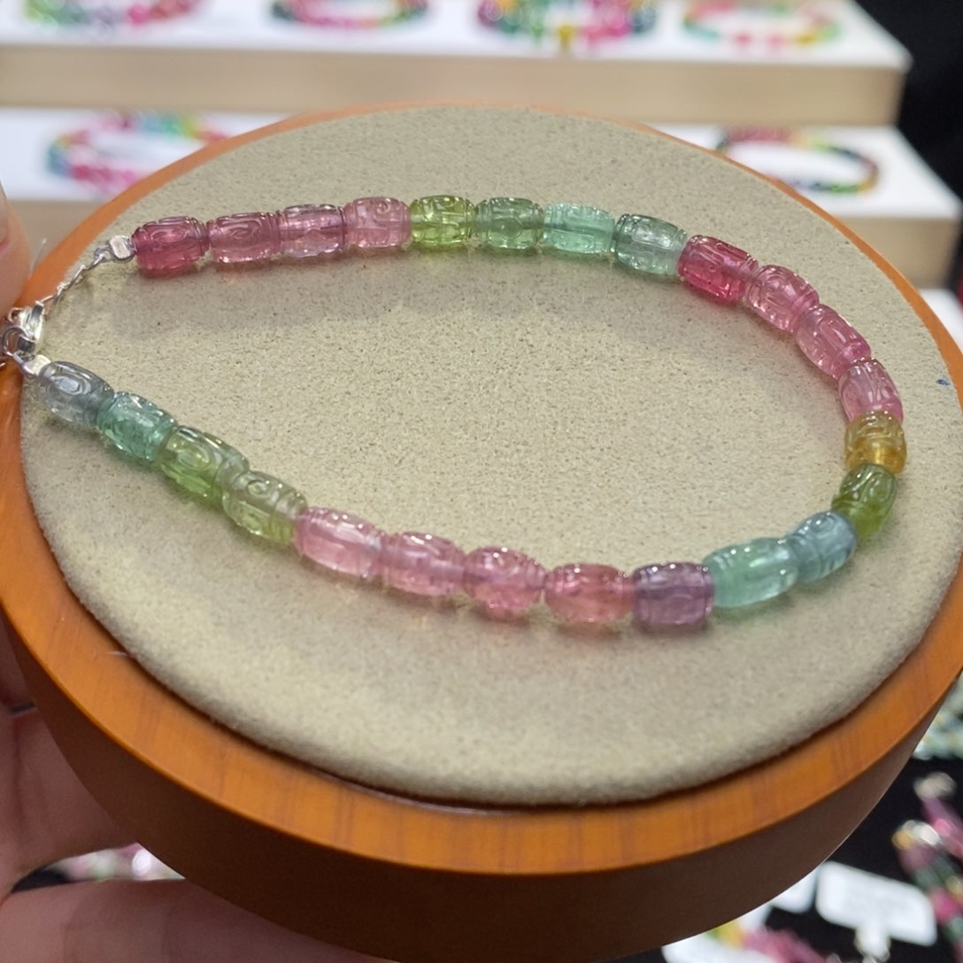 【闪购商品】碧玺手串未镶嵌两天看货期