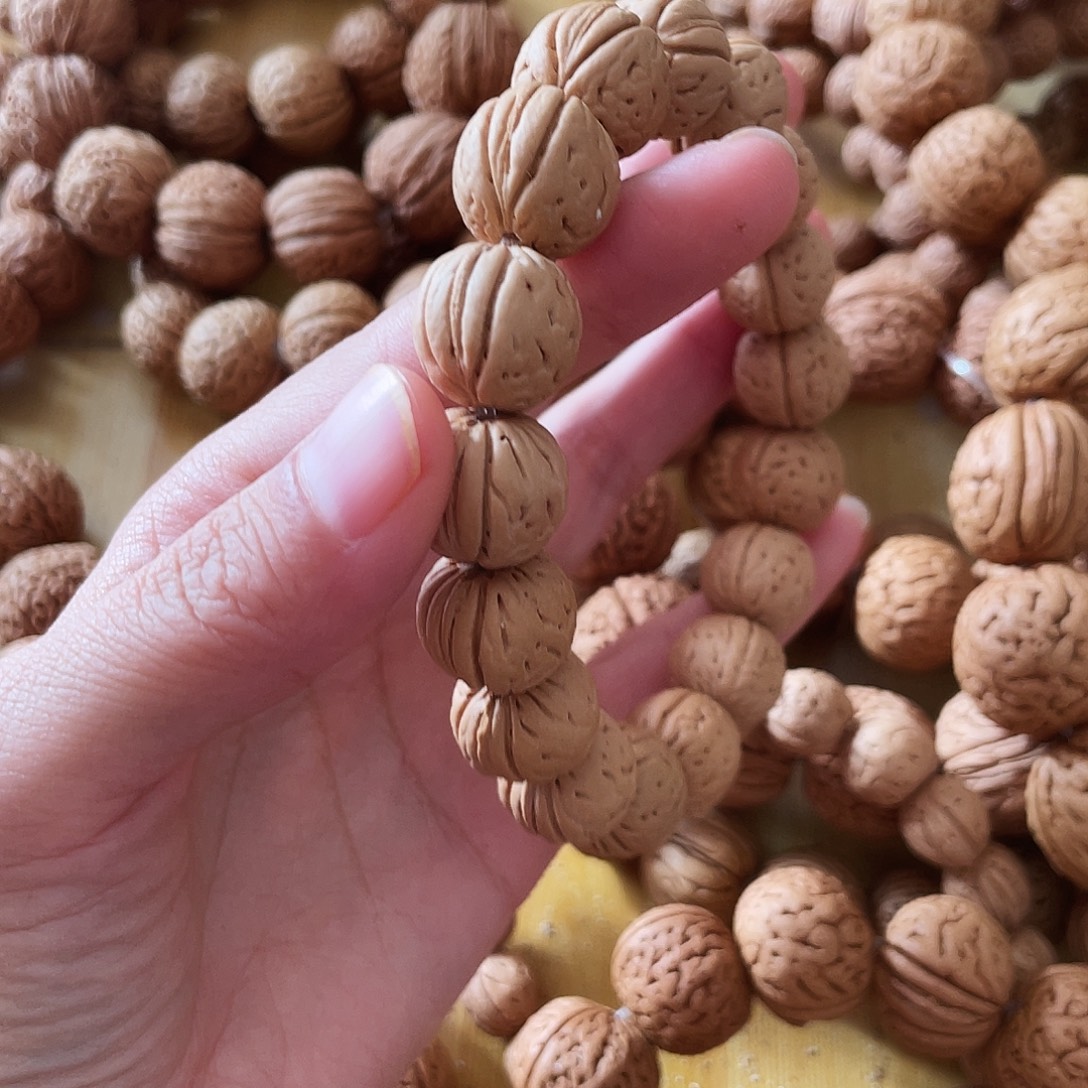 吊坠桃核桃核手串20