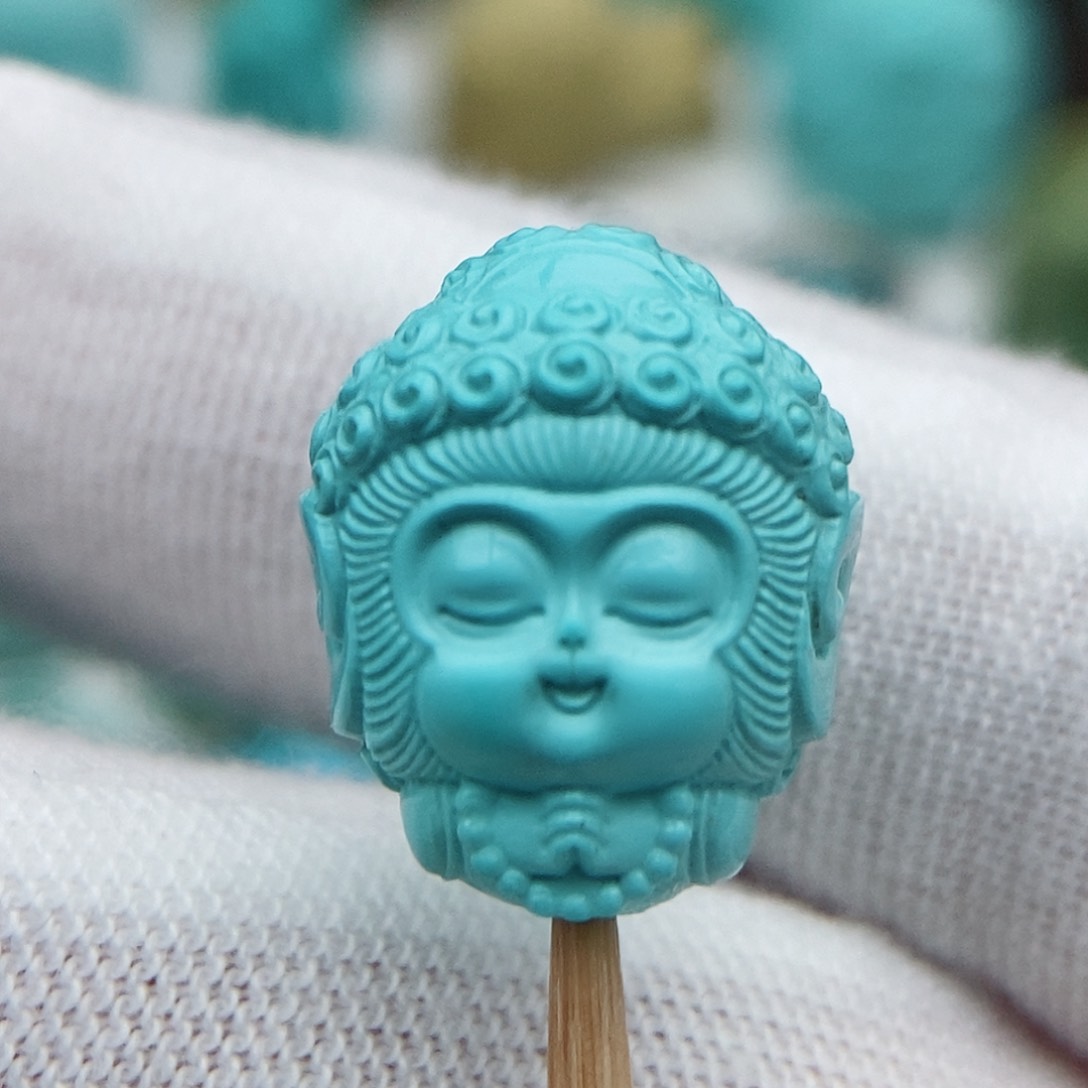 绿松石未镶嵌颈饰