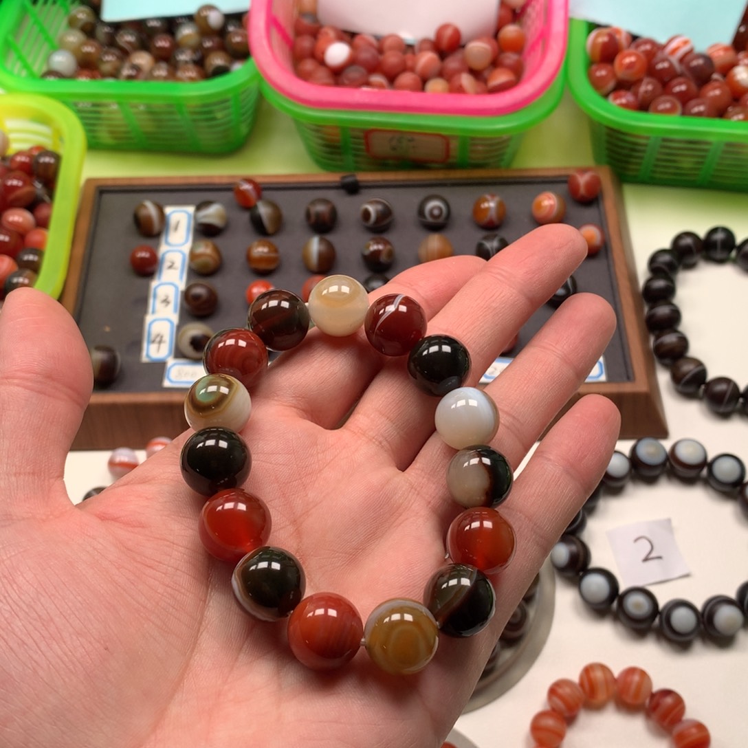 玛瑙/玉髓未镶嵌手链