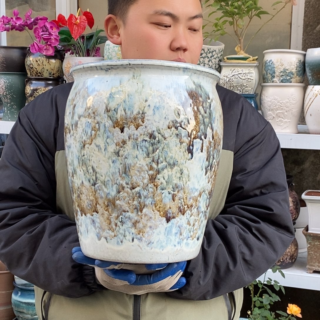 紫砂花盆口25高31福利