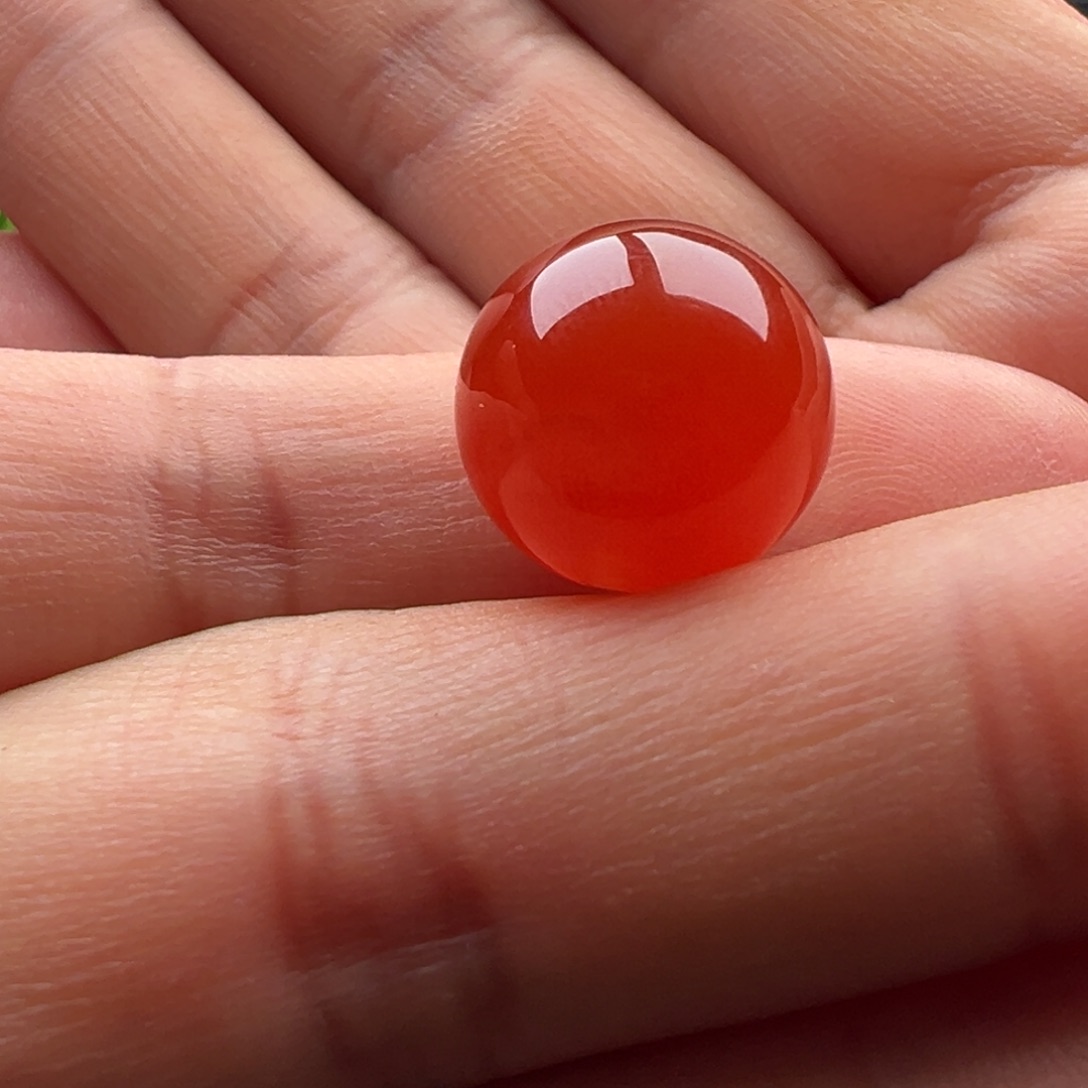 南红玛瑙圆珠14.2未镶嵌