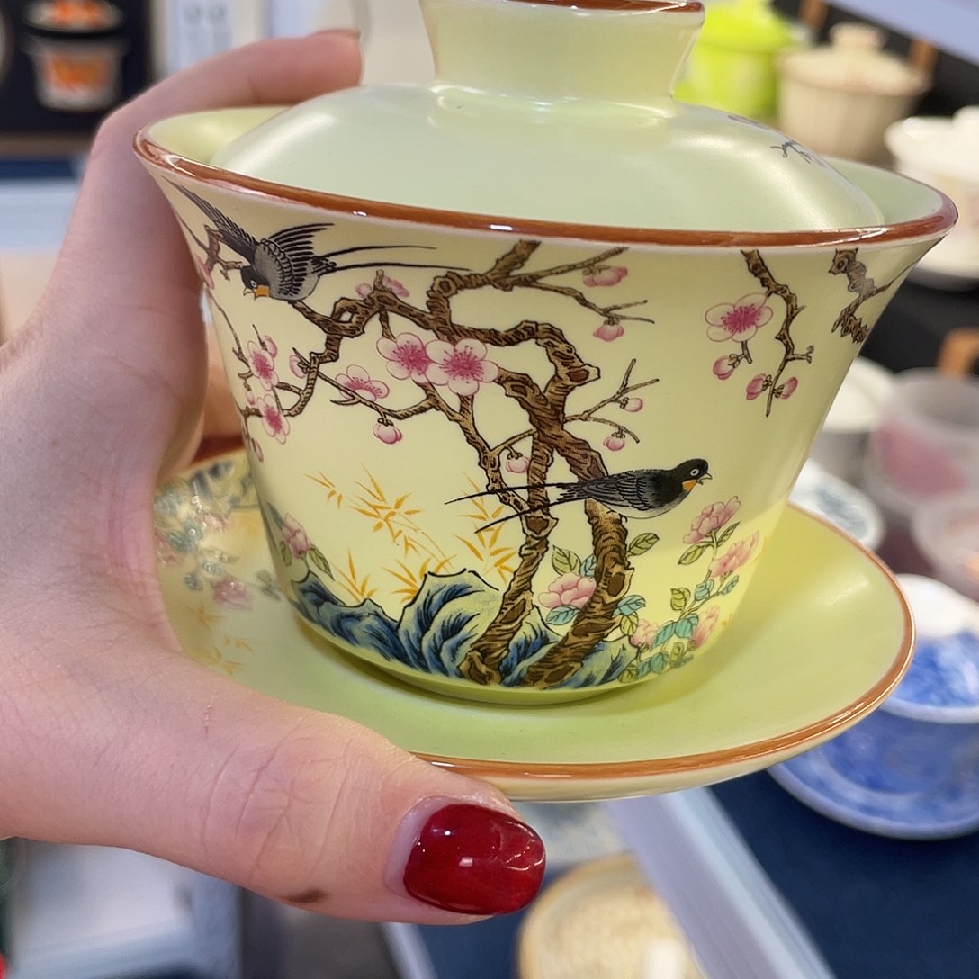 陶景德陶瓷盖碗茶具