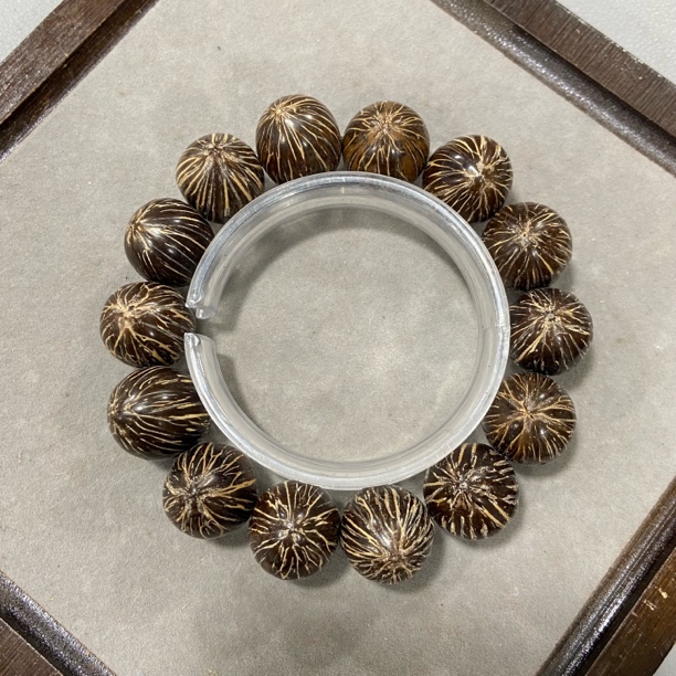 A818黑金紫金鼠帝王鼠单圈手串