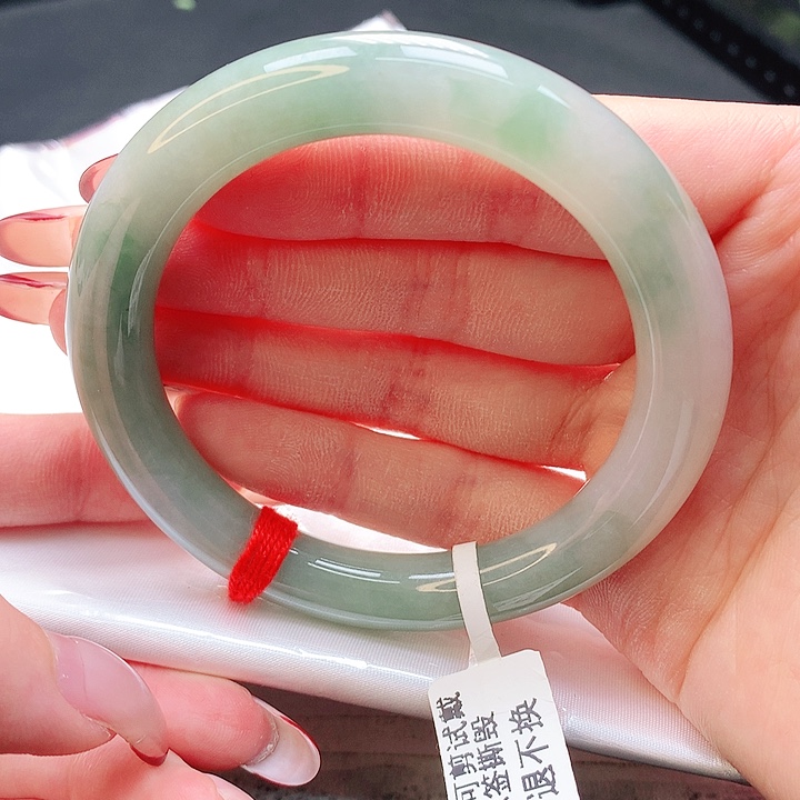 翡翠手镯未镶嵌55圆条