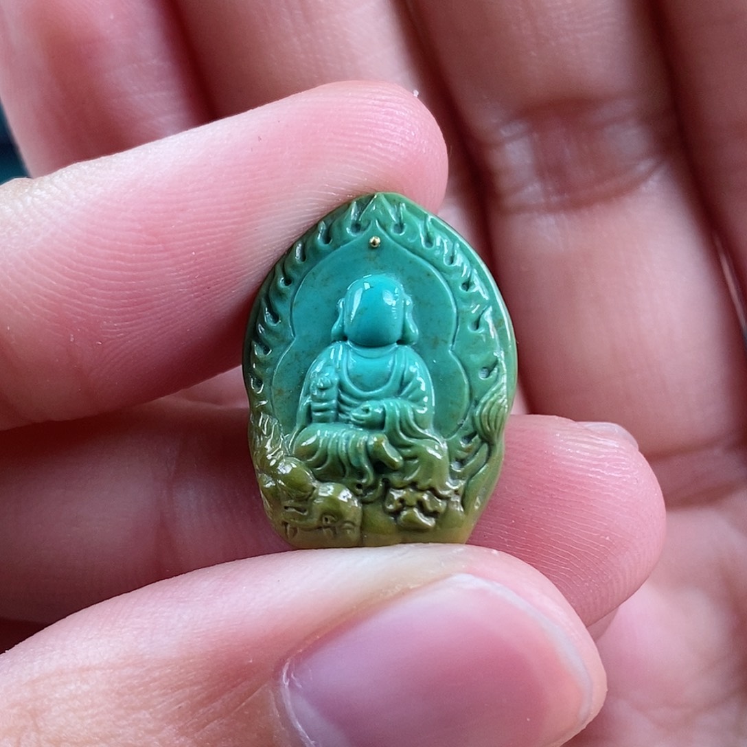 绿松石珠宝奇石未镶嵌