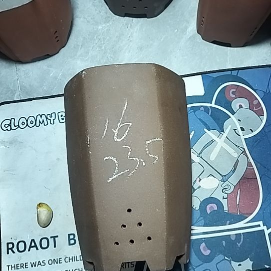 紫砂六方一个紫砂花盆