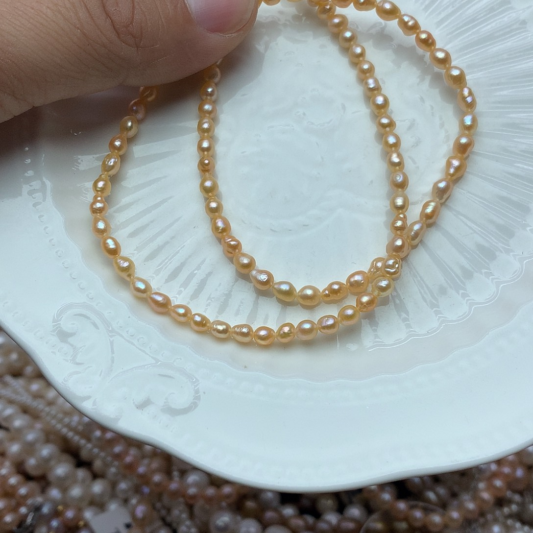 淡水珍珠3-4未镶嵌t70项链