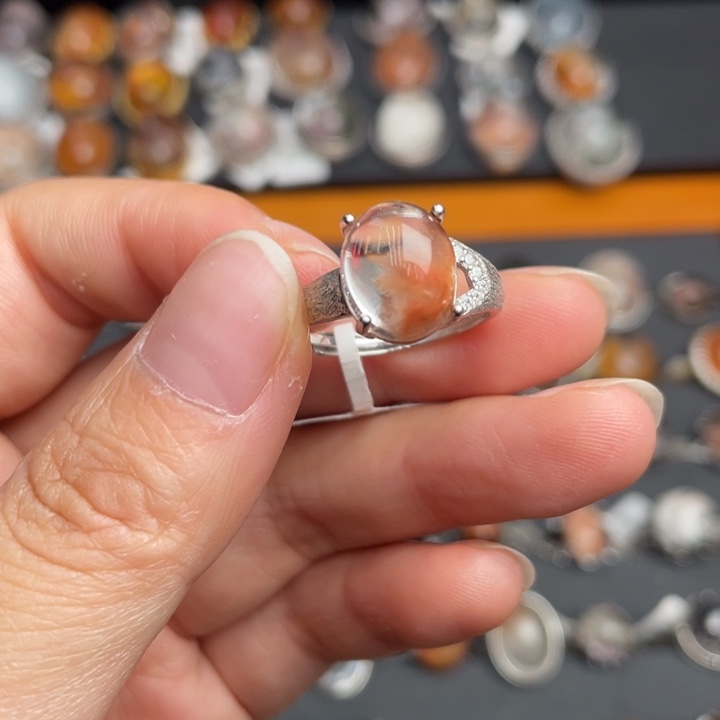 水晶戒指银S925镶嵌11111111