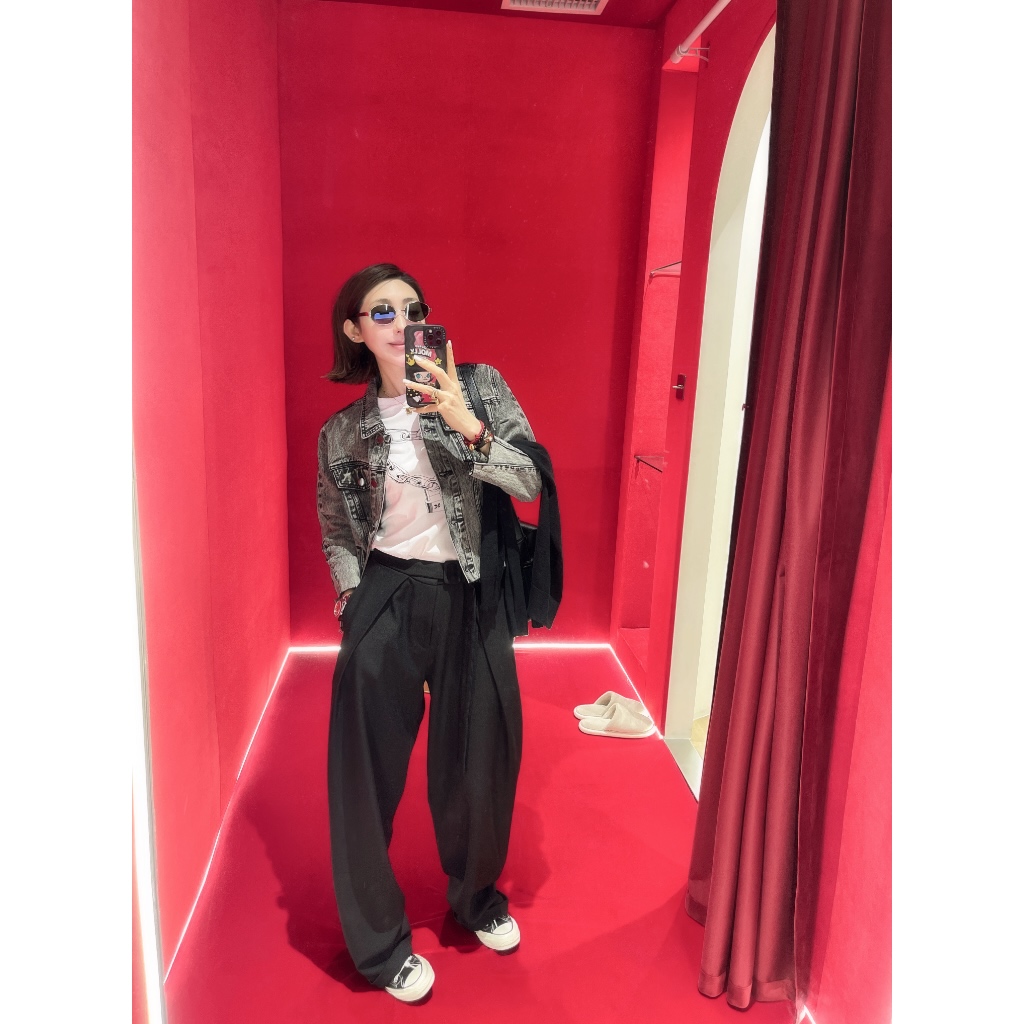 NO退NO换｜【不简单西裤】 设计感慵懒极简立体系带西装裤YR24123001