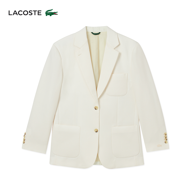 LACOSTE法国鳄鱼女装25秋季新款时尚简约西装外套|VF8430