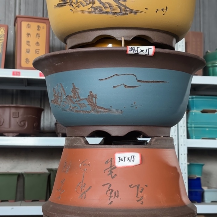 紫砂花盆                100-4