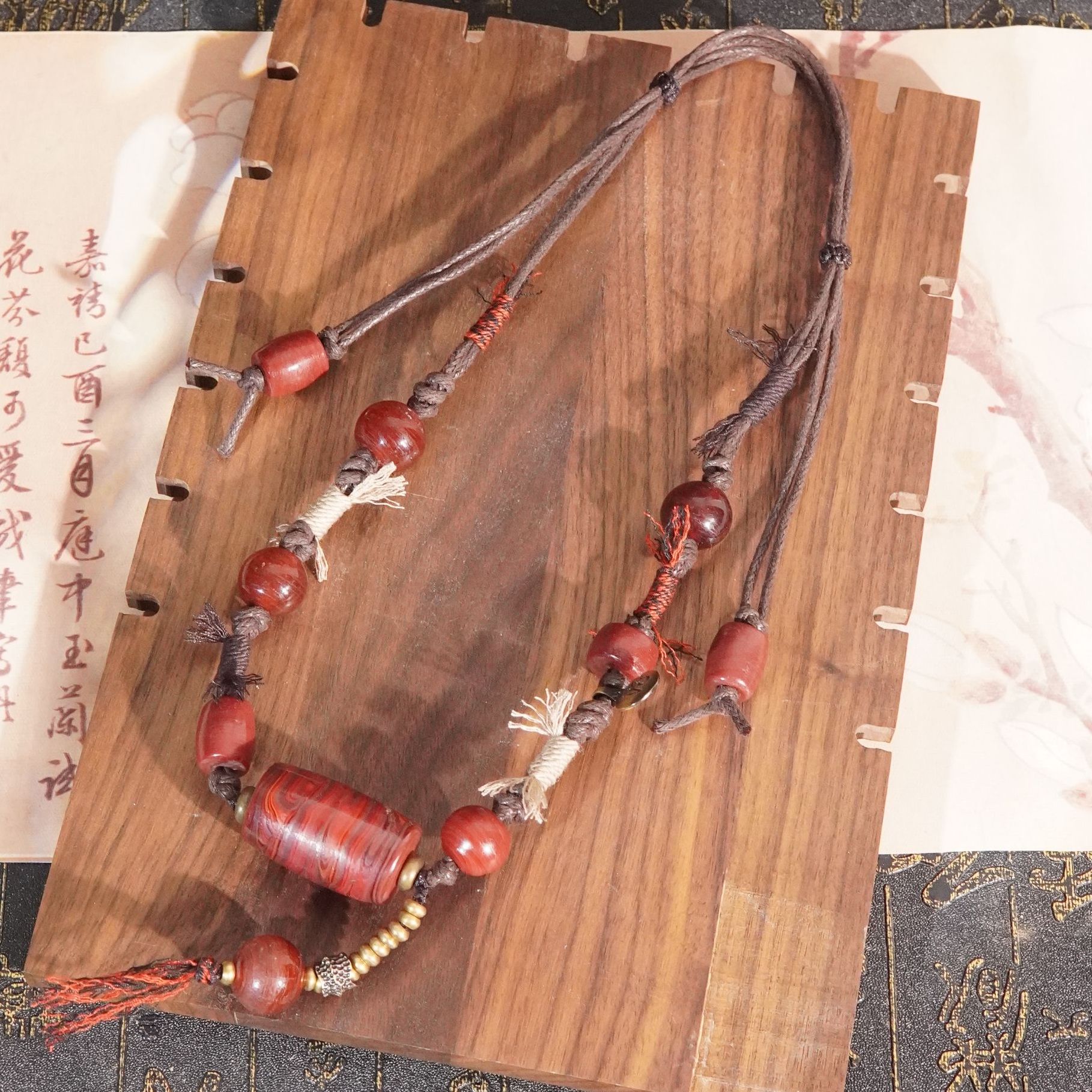 老琉璃复古百搭时尚短链122303