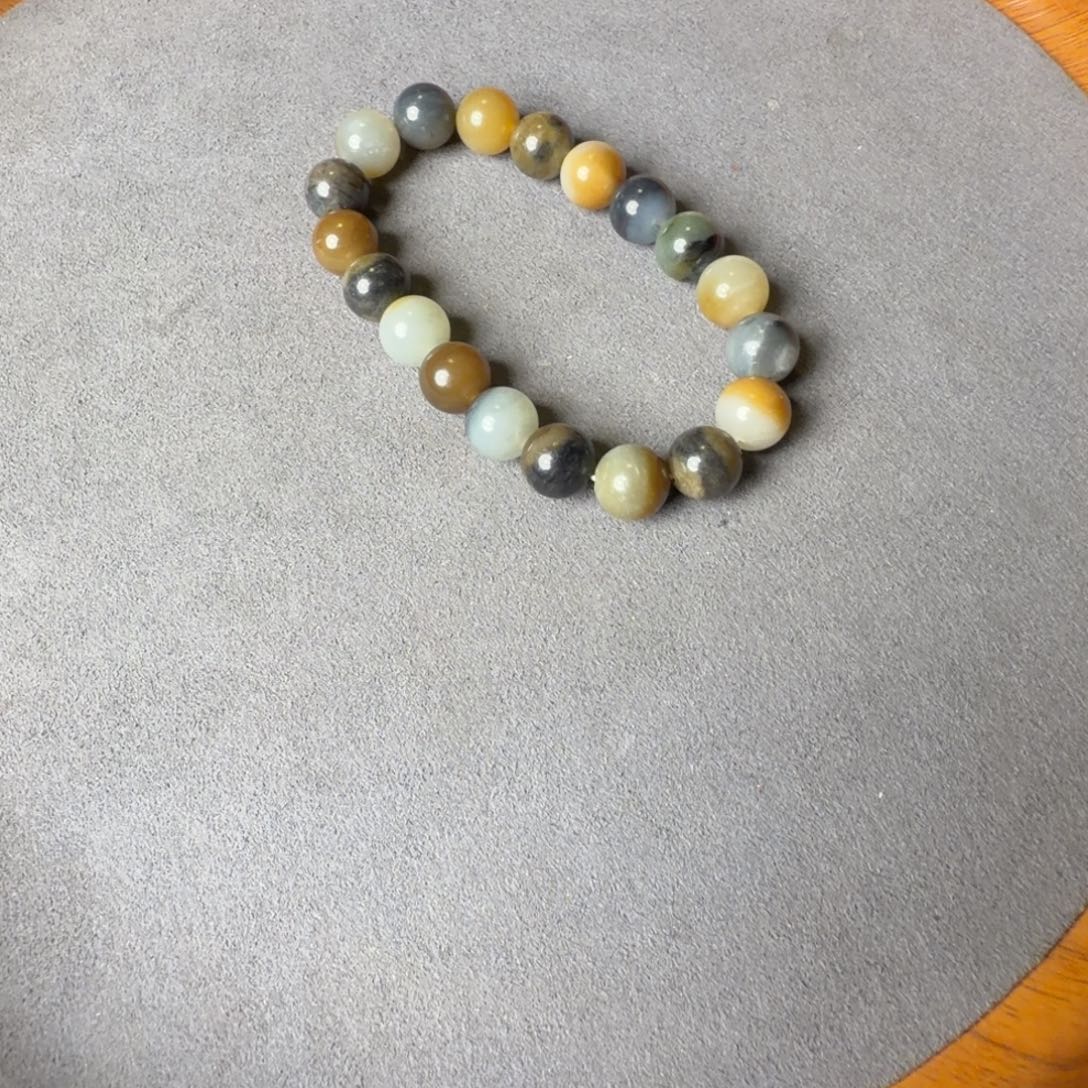 和田玉（糖玉）未镶嵌手链