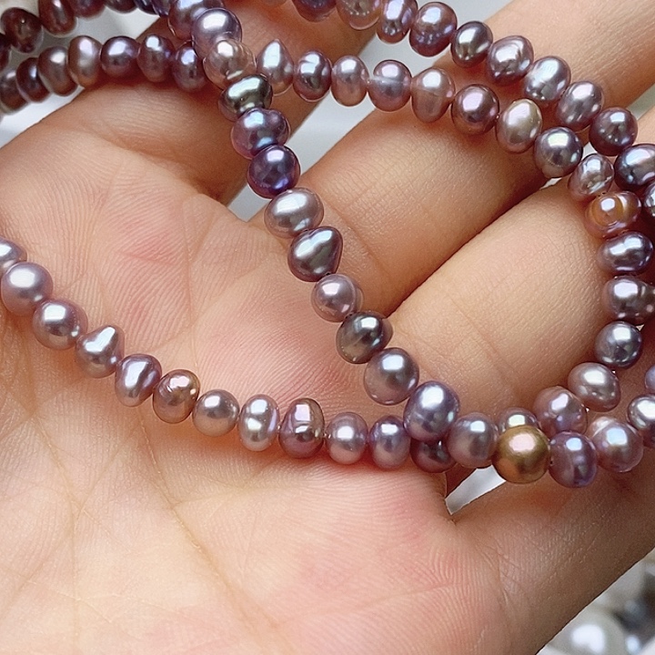 未镶嵌淡水珍珠串链