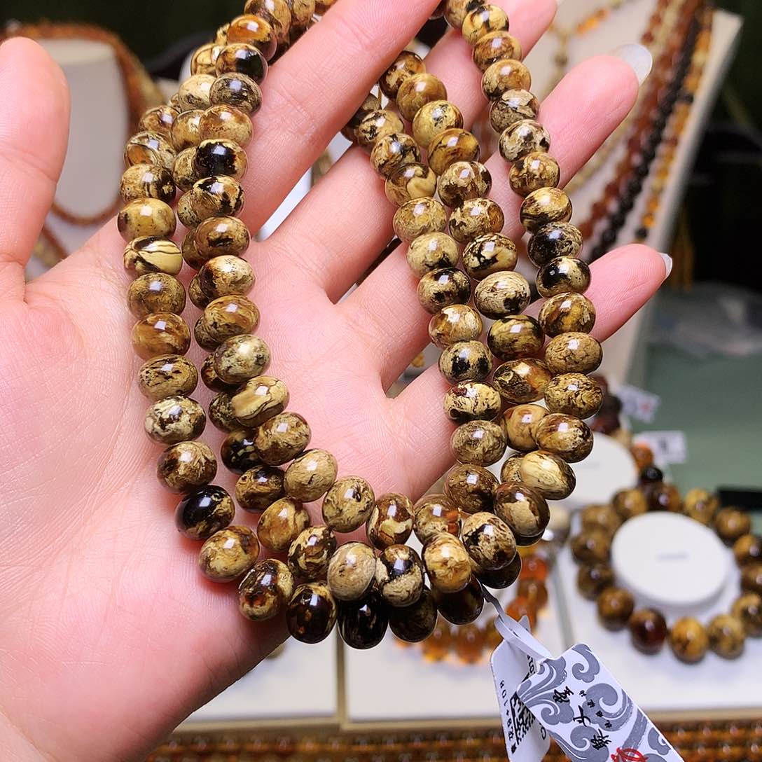 琥珀手链未镶嵌抚顺琥珀9