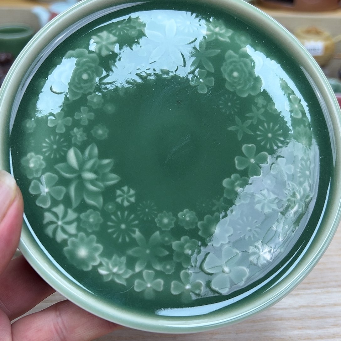 玖玥茶器 龙泉窑青瓷 微瑕