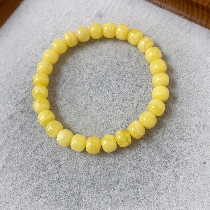 未镶嵌蜜蜡裸石串