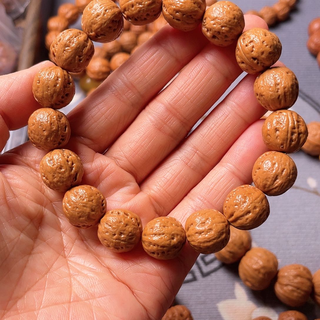 文玩核桃手串1.4萌萌筋八棱